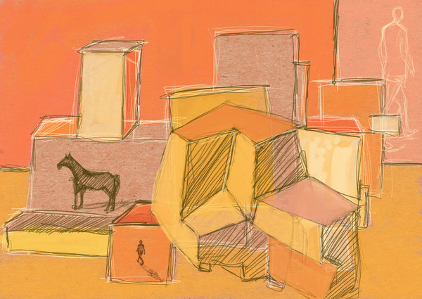 polygone 1 - peinture digitale